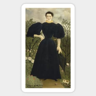 Portrait of Madame M by Henri Rousseau Sticker